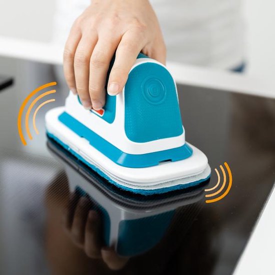 Livington MultiScrubber elektrische schrobber - accu-mop voor moeiteloos dweilen, schrobben en boenen - 2-in-1 dweilsysteem als handschrobber & vloermop