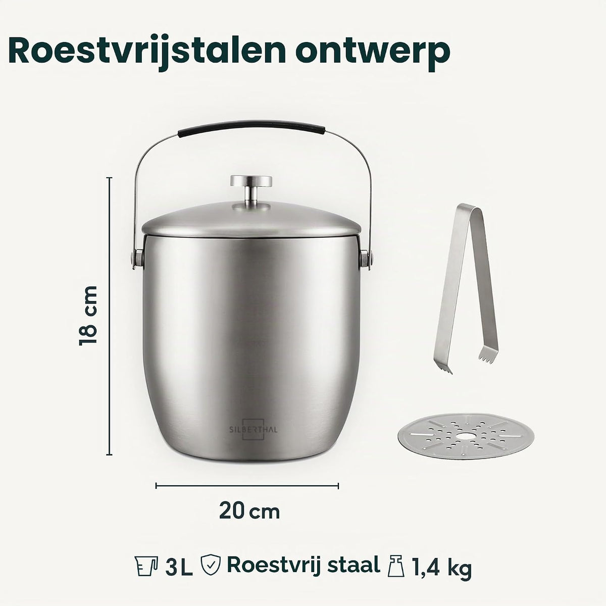 Silberthal IJsemmer met tang