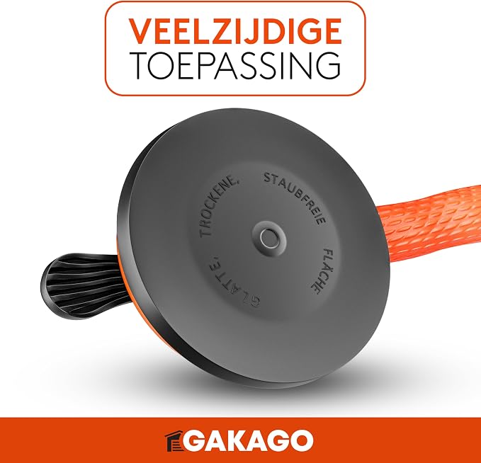 Gakago zuigheffer (verpakking van 2) - Ergonomische & anti-slip zuignappen - 120kg belastbare zuigheffer voor het transporteren van tegels, laminaat, ruiten en glas