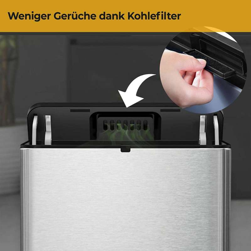 SILBERTHAL biologische afvalemmer in de keuken , 4 liter