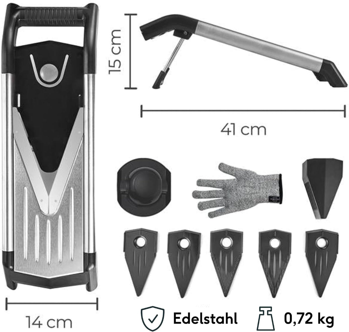 SILBERTHAL groenteschaaf mandoline