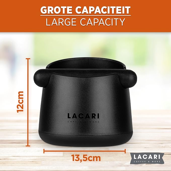 LACARI Koffietappertje Afklopbak Koffiedikhouder Koffietap