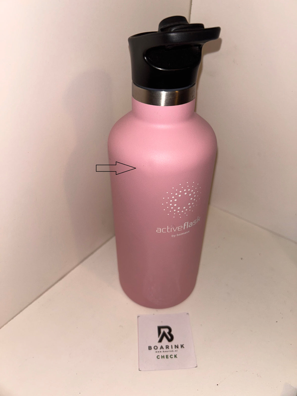 BEMAXX  Drinkfles met Rietje RVS Thermosfles ACTIVE FLASK (3 Drinkdoppen met Infuser), Volwassenen Kinderen, BPA-Vrij + Lekvrij | 950 ml Isoleerfles, Vacuüm Waterfles Sport Fitness Fietsen Water Fles Waterbidon Sportbidon